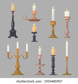 Candlesticks, candle holders and candelabra lights