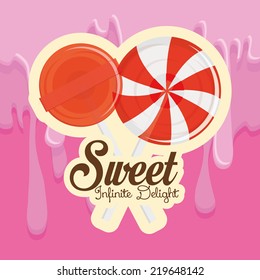 Candy Background With Space For Text