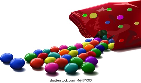 candy from bag