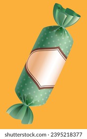candy bar in green wrapper