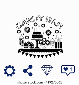 Candy bar icon.