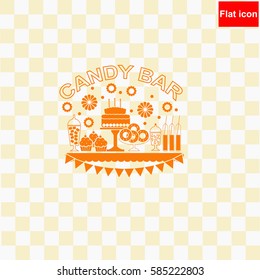 Candy bar  icon Vector design.