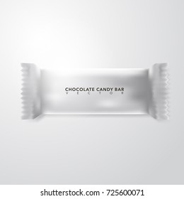 Candy Bar Package Realistic Vector