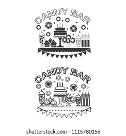 Candy bar vector  icon.