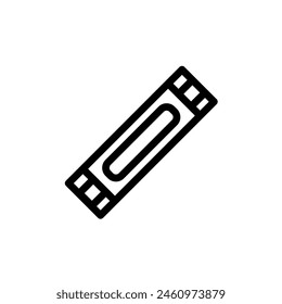 Candy bar vector line icon. Food icon collection. Thin signs for restaurant menu. Pixel perfect 64x64. Editable Strokes