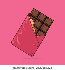 Candy Bars' collection is realistic, illustrated in a graphic food vector. Chocolate bars.