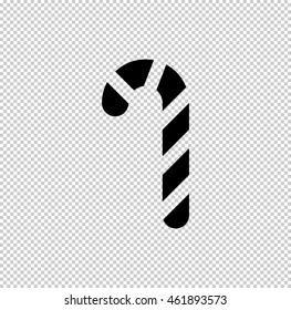 Candy  - black vector icon