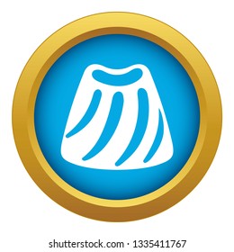 Candy bonbon icon blue vector isolated on white background for any design