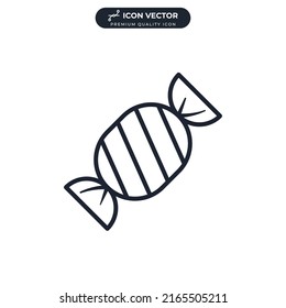 Candy bonbon icon symbol template for graphic and web design collection logo vector illustration