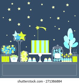 Candy Buffet with stars