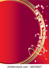 Candy cane background 3 - vector