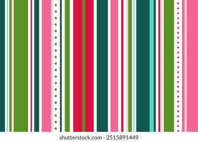 Candy cane background red and green vertical stripes background