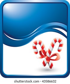 candy cane blue wave backdrop