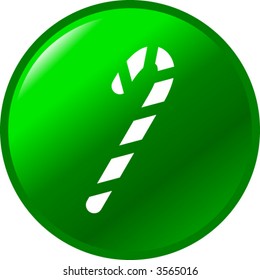 candy cane button