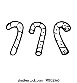 candy cane cartoon