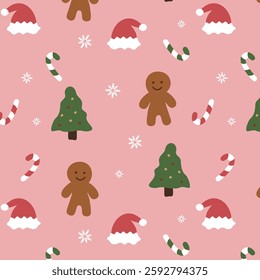 candy cane, christmas background, cute, pattern background, season, seamless, winter, christmas pattern, christmas, cartoon, 