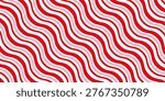 Candy cane Christmas background, peppermint diagonal stripes print seamless pattern