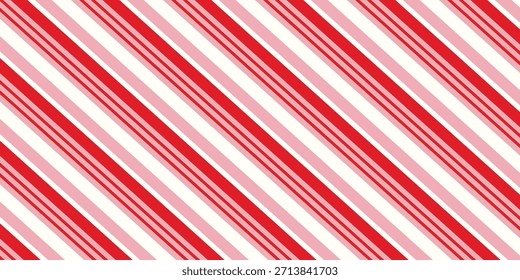 candy cane weihnachten hintergrund, peppermint diagonale streifen druck nahtlos muster.eps.10.