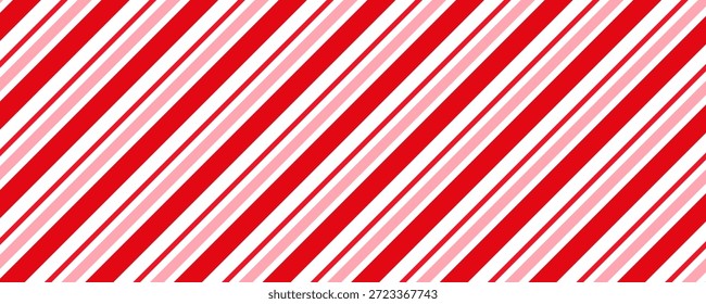 Candy Zuckerrohr Weihnachten Hintergrund, Pfefferminz diagonalen Streifen drucken nahtloses Muster