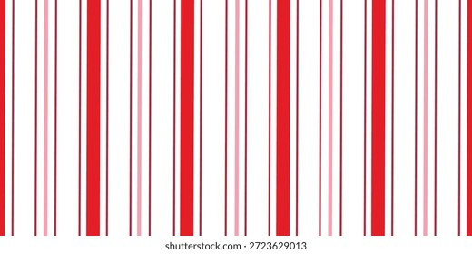 Candy cane Christmas background, peppermint diagonal stripes print seamless pattern