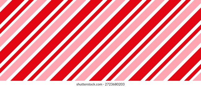 Candy Zuckerrohr Weihnachten Hintergrund, Pfefferminz diagonalen Streifen drucken nahtloses Muster

