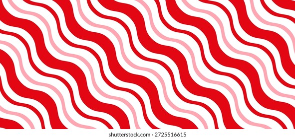 Candy Zuckerrohr Weihnachten Hintergrund, Pfefferminz diagonalen Streifen drucken nahtloses Muster
