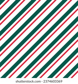 Candy cane Christmas background, seamless pattern.