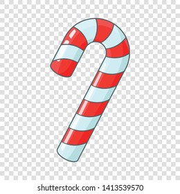 Candy cane for Christmas icon. Cartoon illustration of candy cane vector icon for web design