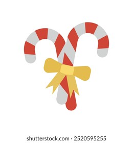 Candy cana ícone de Natal vetor projeto básico simples e moderno conceito gráfico