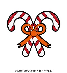 candy cane christmas related icon image 
