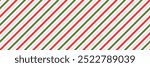 Candy cane Christmas seamless pattern background vector illustration