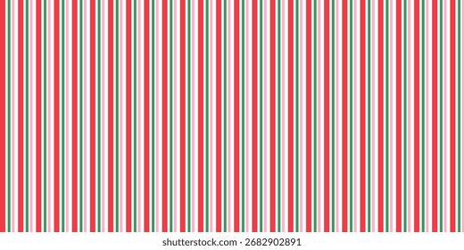 Candy cane Christmas seamless pattern background vector illustration