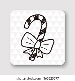 candy cane doodle 
