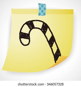 candy cane doodle drawing