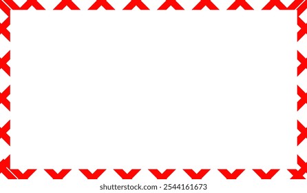 Candy Cane Frame, Christmas and New Year Candy Frame, Holiday Christmas Border, Isolated on Transparent Background
