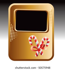 candy cane gold halftone template