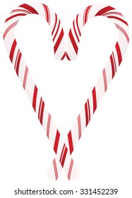 Candy Cane Heart