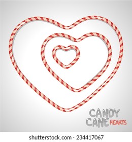 Candy Cane Heart frames
