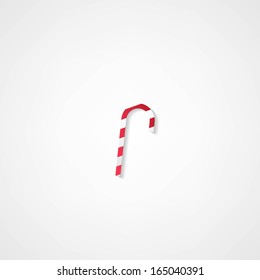 Candy cane icon