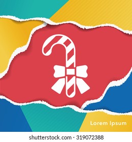 candy cane icon