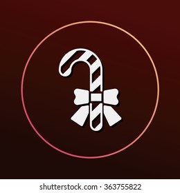 candy cane icon