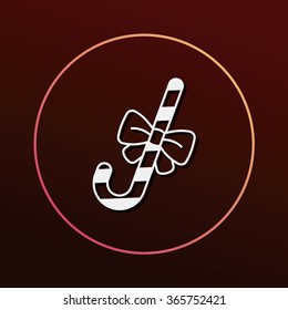 candy cane icon