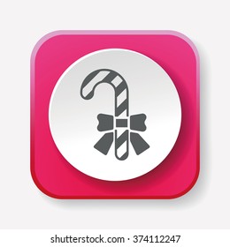 candy cane icon