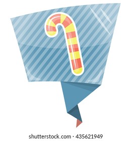 Candy cane icon
