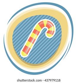 Candy cane icon