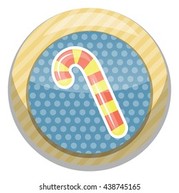 Candy cane icon