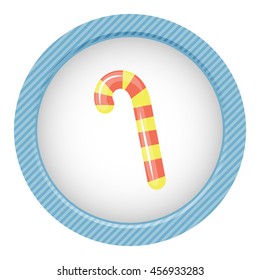 Candy cane icon