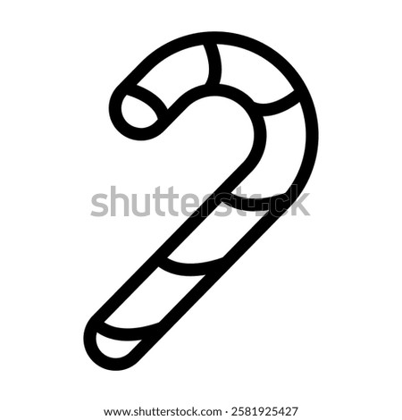 Candy Cane Icon Christmas X-Mas Winter