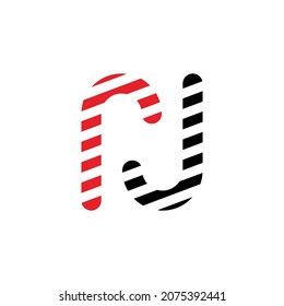 candy cane icon candy cane design for christmas holiday vector illustration