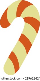 Candy Cane Icon. Halloween element for Design